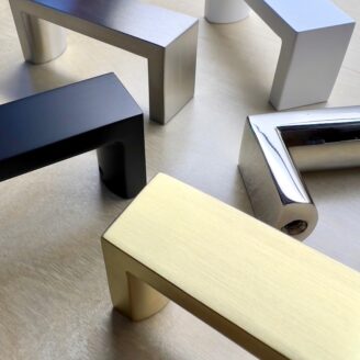 stainless steel handle finishes