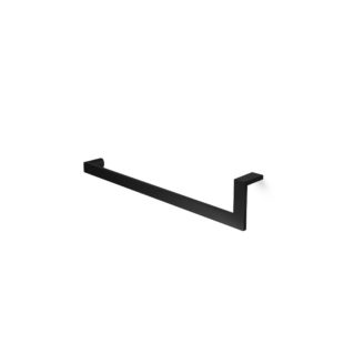 Matte black modern door handle - surface mount - 18 inch length - product featured image - SKU L 401-1.1 BBL