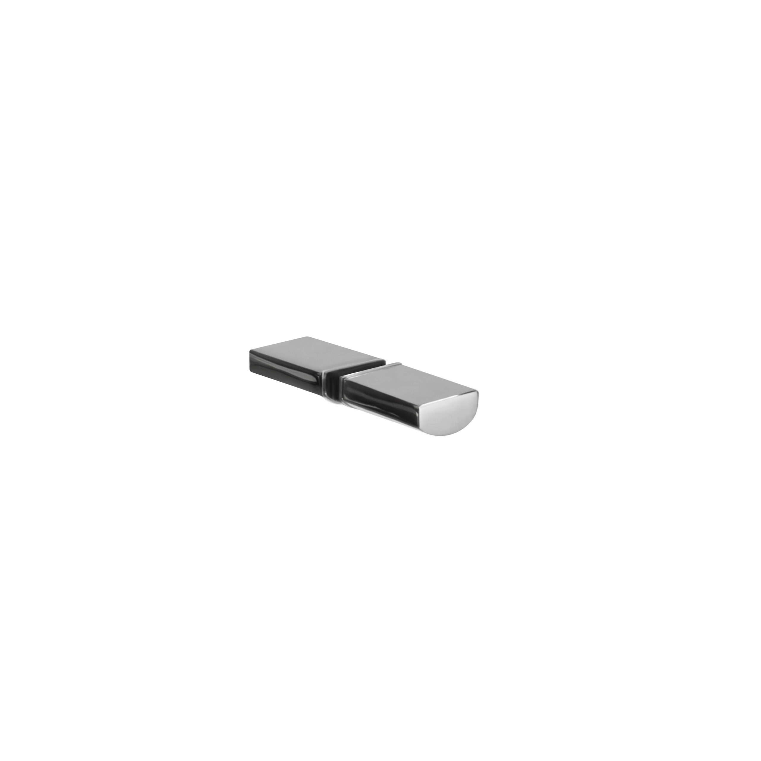 Polished stainless steel modern door pulls - back to back - product SKU PP 801-3 PSS
