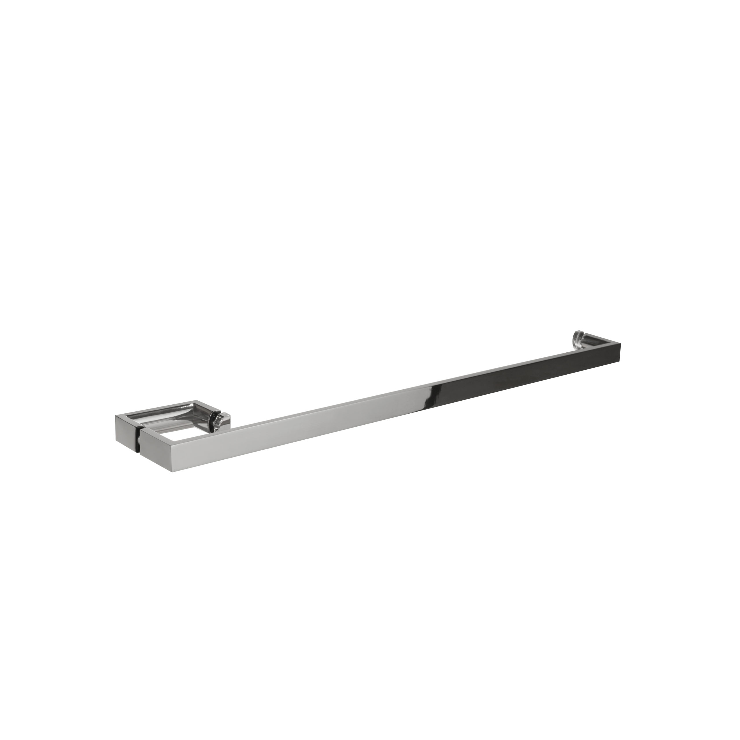 Polished stainless steel modern door handle and d pull - towel bar - product featured image - 24 inch length - product SKU IU 502-4 PSS