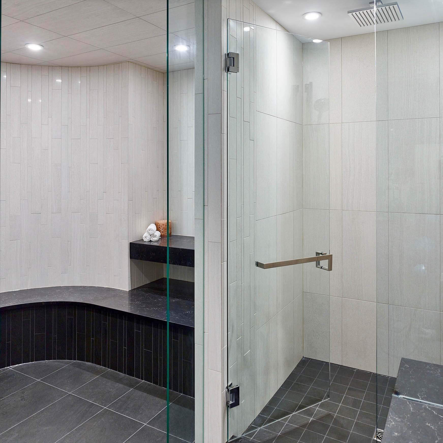thumbnail image 2 of 20-Inch Chrome Towel Bar For Frameless Shower Glass Doors – Stainless Steel 2 of 3
